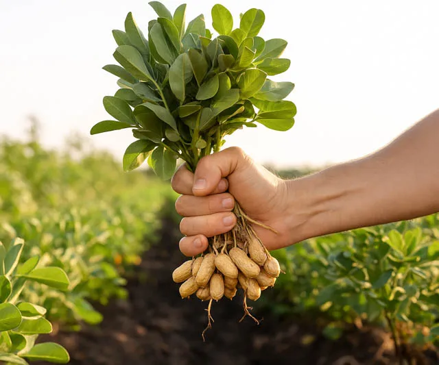 Ground Nut Cultivation at Omanthai